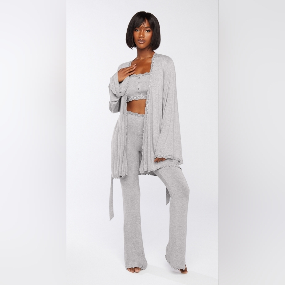 Limited Edition Savage x Fenty CLF Jersey Robe Grey